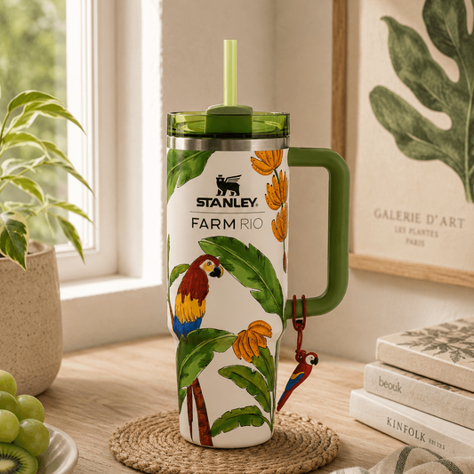Tropical Parrot Tumbler: Bring Nature Into Your Everyday Routine