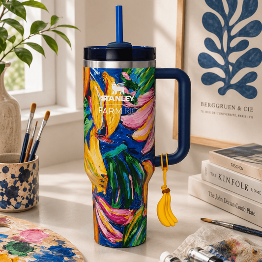 Color Your Day: A Bold Artistic Tumbler for Everyday Hydration