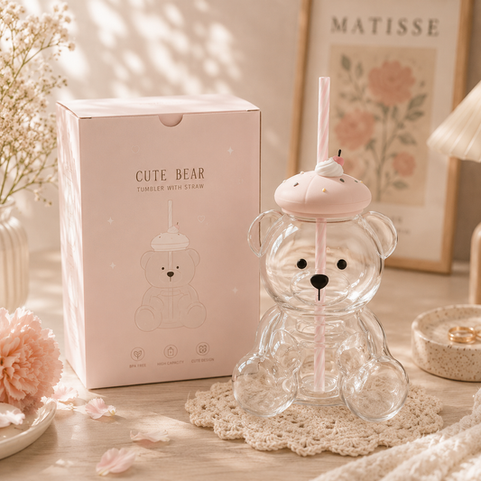Cute Bear Tumbler: When Your Everyday Drinkware Becomes Part of Your Aesthetic