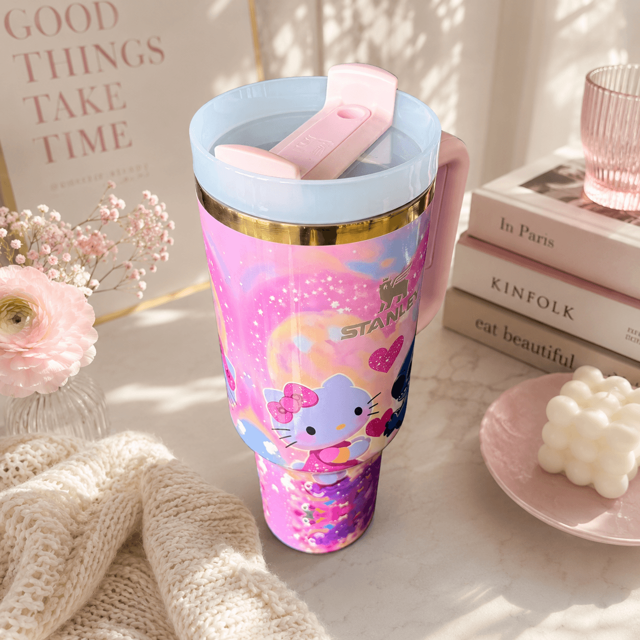 STANLEY Stitch & Kitty Sweetheart Tumbler