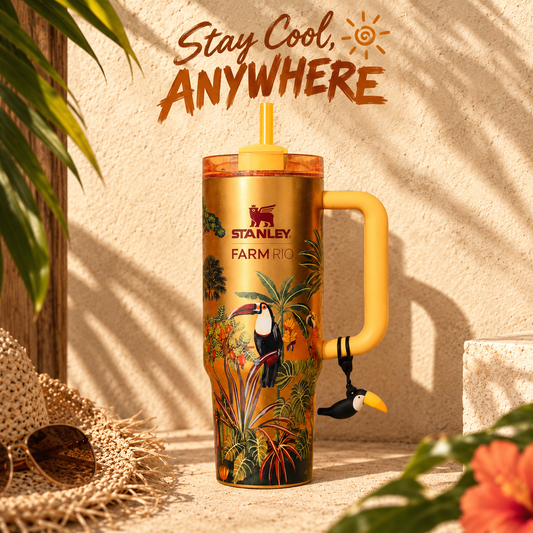 FARM RIO Tropical Toucan Stanley Tumbler