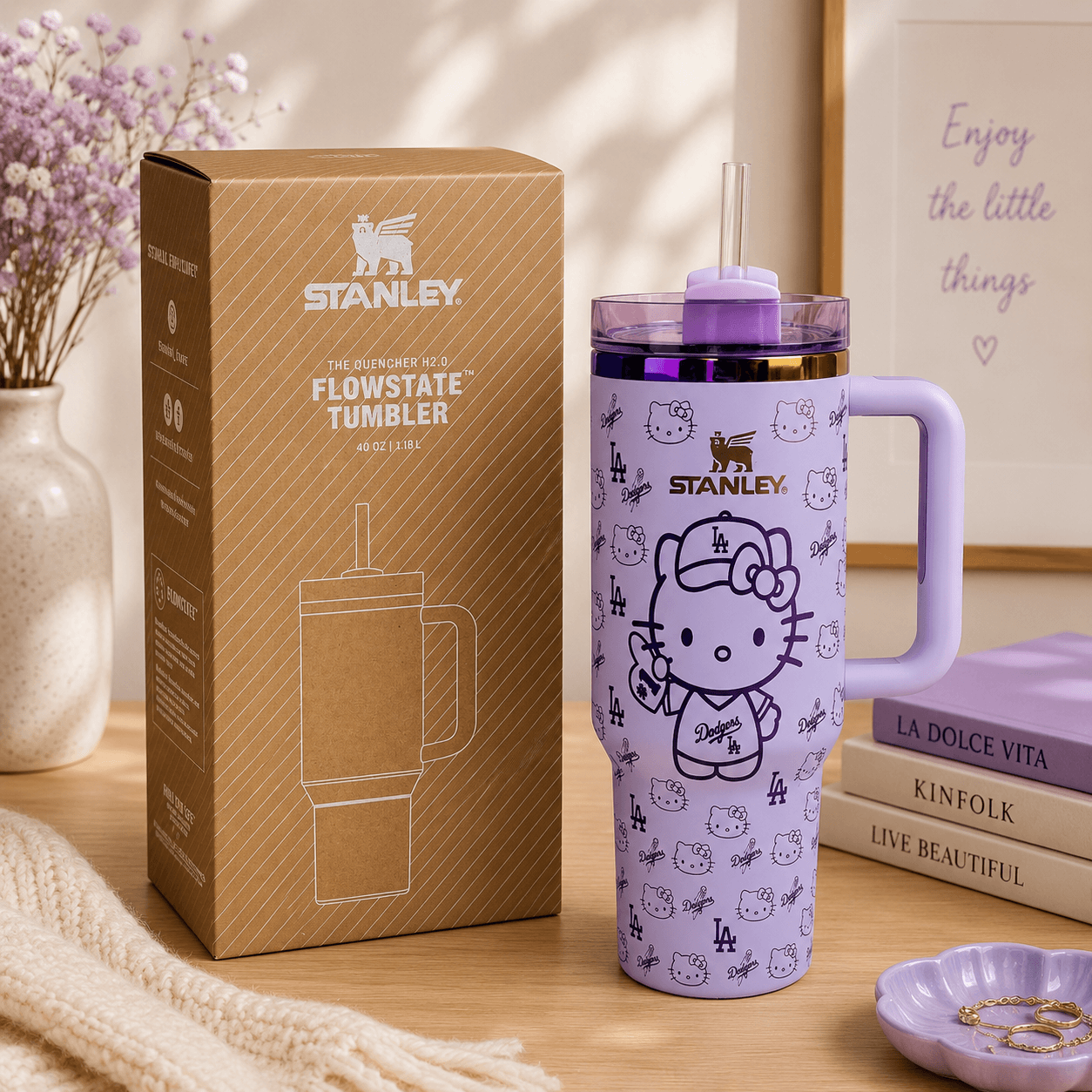 STANLEY Hello Kitty Dodgers Tumbler