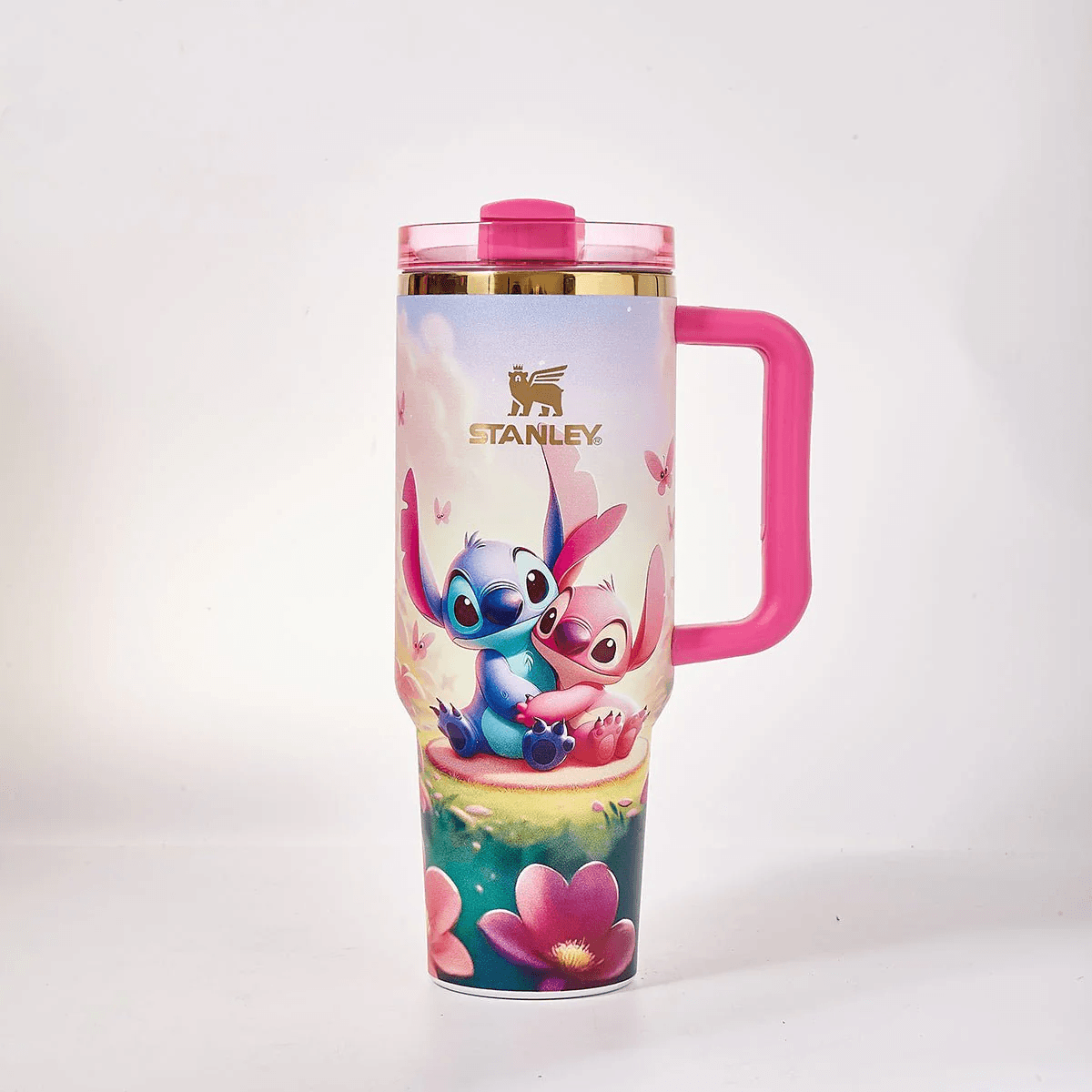 STANLEY Stitch & Angel Blossom Tumbler Gift Set