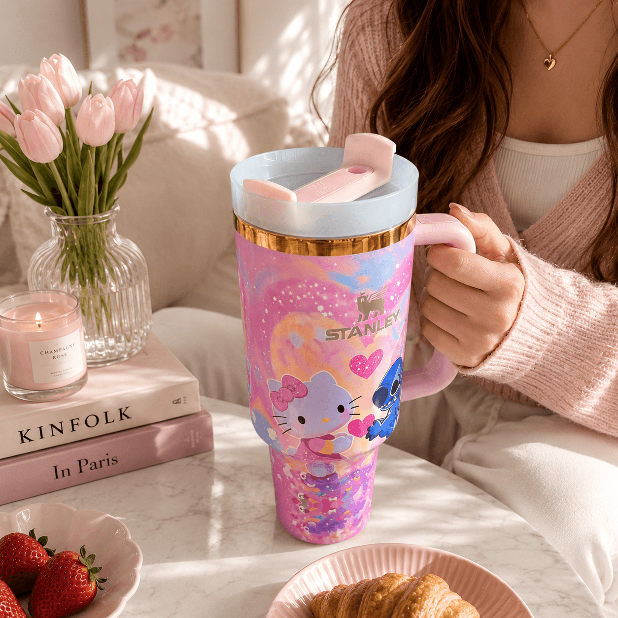 STANLEY Stitch & Kitty Sweetheart Tumbler