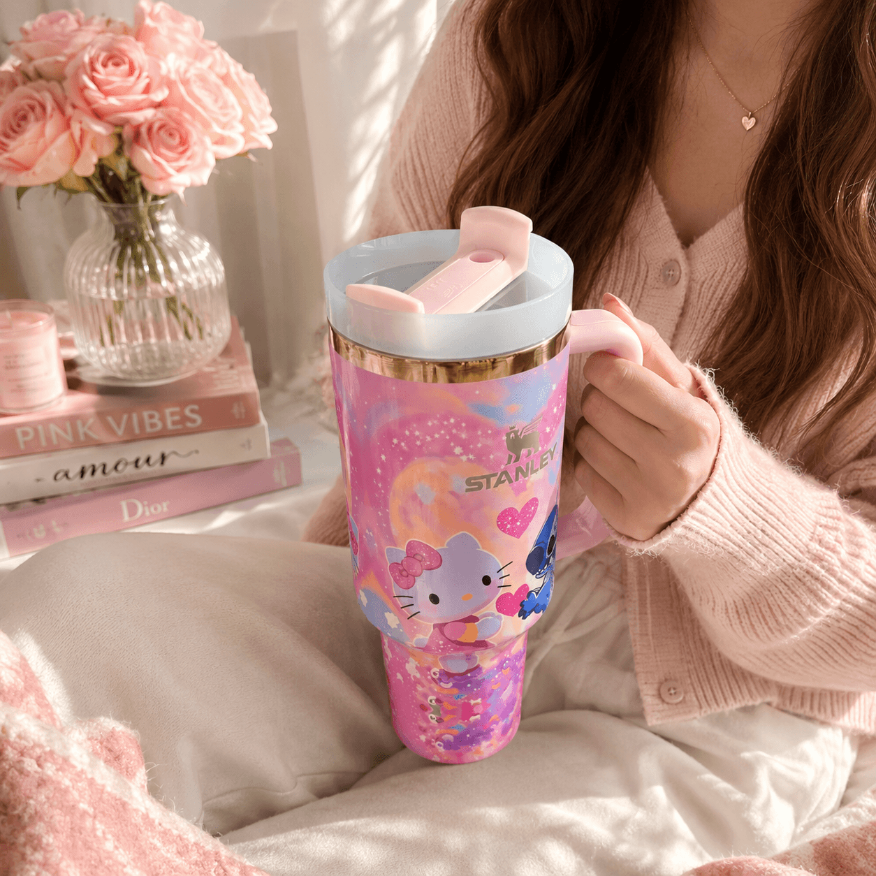 STANLEY Stitch & Kitty Sweetheart Tumbler