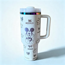 Stanley mug with Mickey Mouse design on a white background